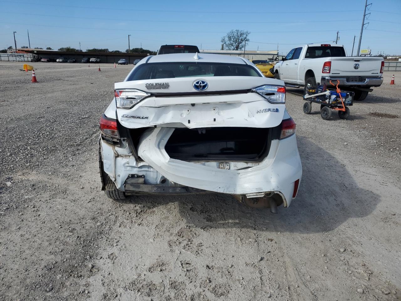 2021 Toyota Corolla VIN JTDEAMDE2MJ033209 Copart auction photo, front end / rear end damage thumbnail 6