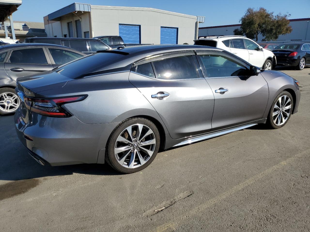2020 Nissan Maxima VIN 1N4AA6FV6LC385757 Copart auction photo, front end damage thumbnail 3