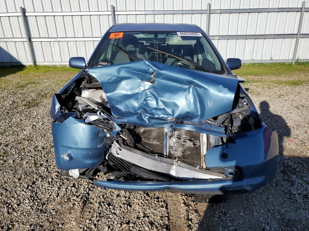 2006 Toyota Prius VIN JTDKB20U163158226 Copart auction photo, front end / side damage thumbnail 5