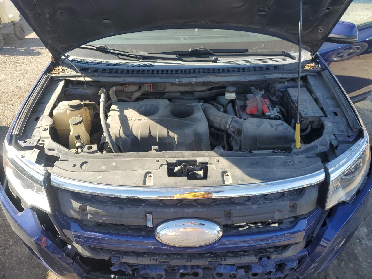 2013 Ford Edge VIN 2FMDK3J90DBA91488 Copart auction photo, front end damage thumbnail 12