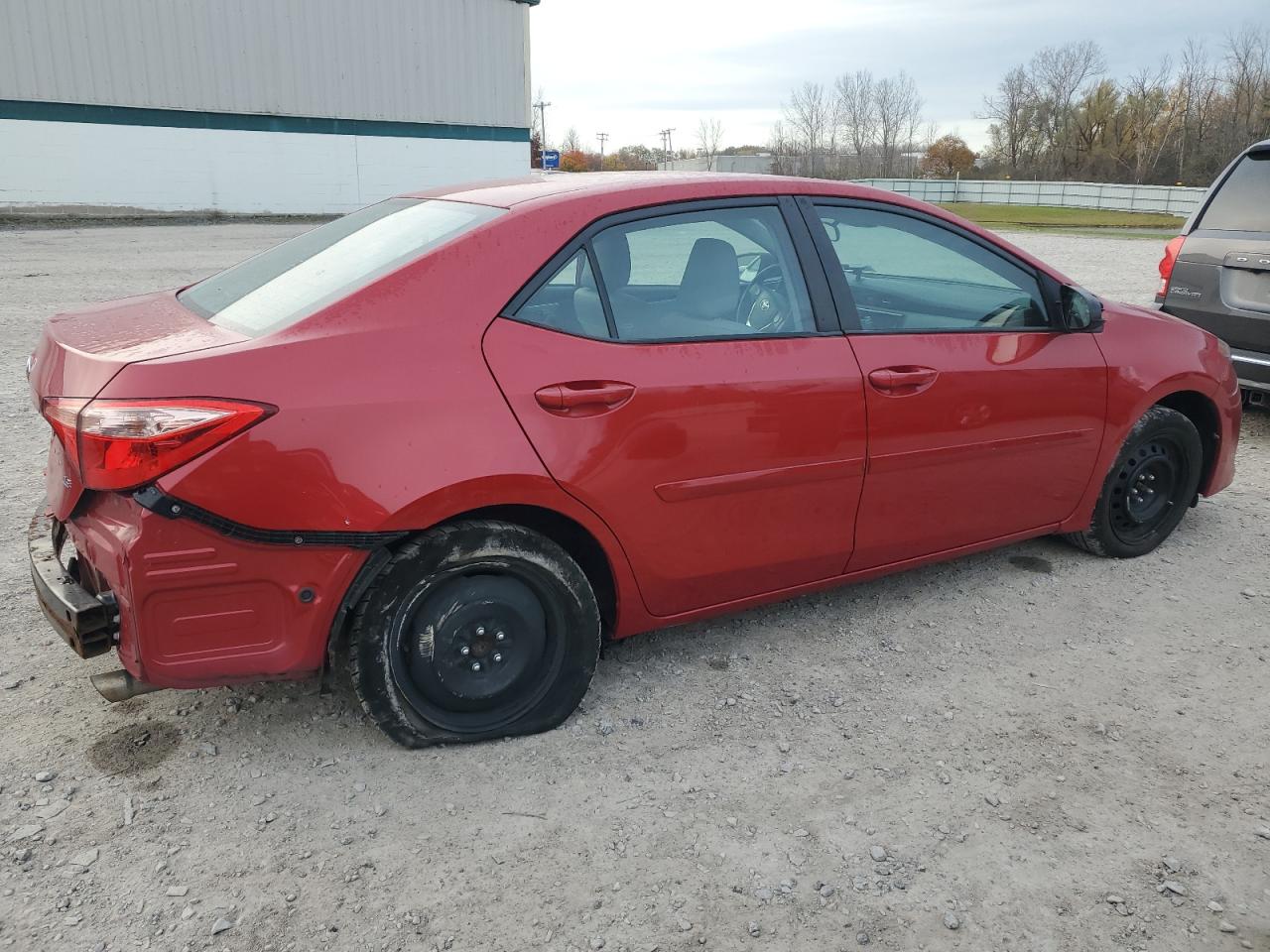 2018 Toyota Corolla VIN 2T1BURHEXJC977073 Copart auction photo, rear end / side damage thumbnail 3