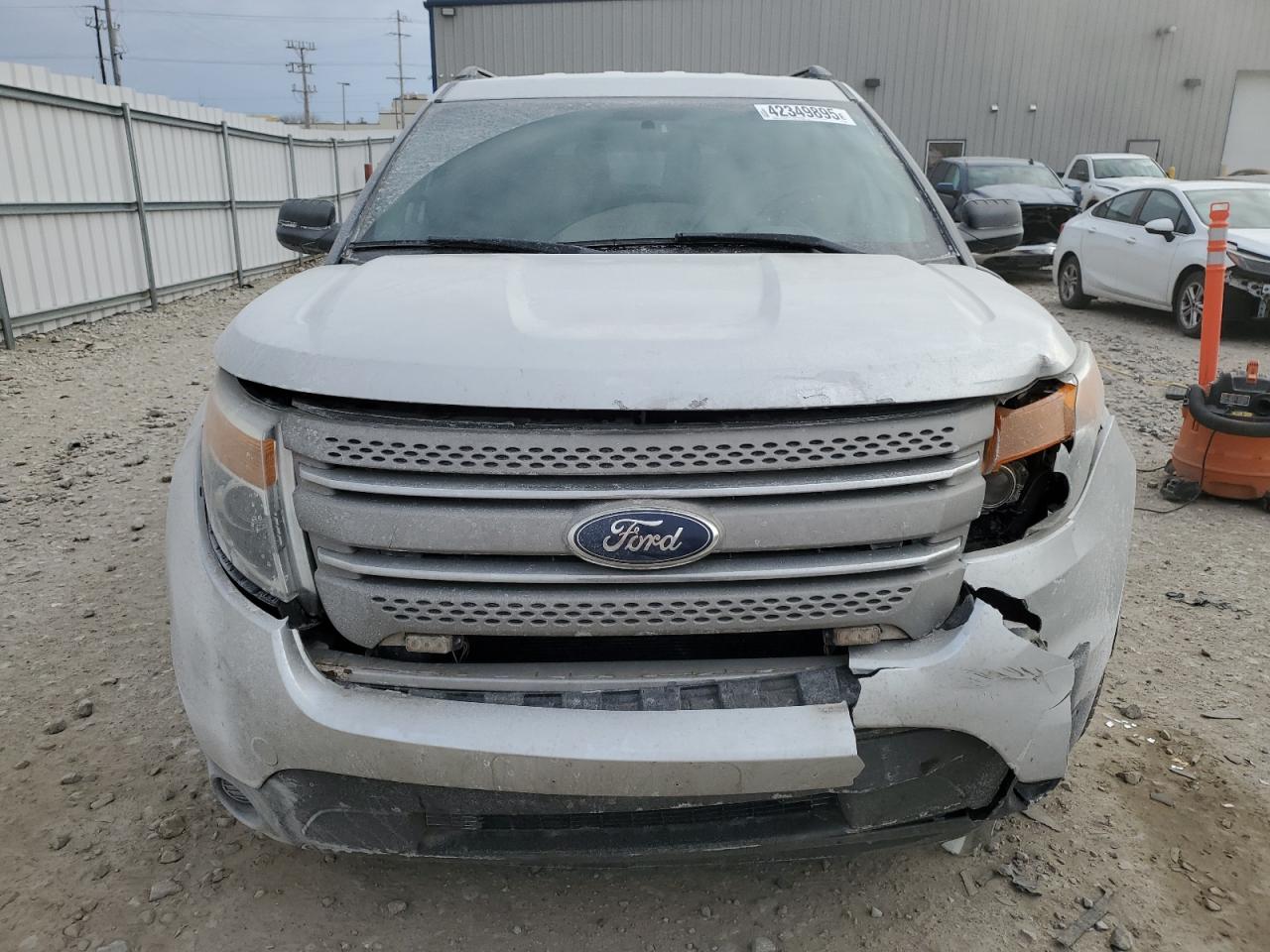 2013 Ford Explorer VIN 1FM5K8B86DGB15860 Copart auction photo, front end damage thumbnail 5