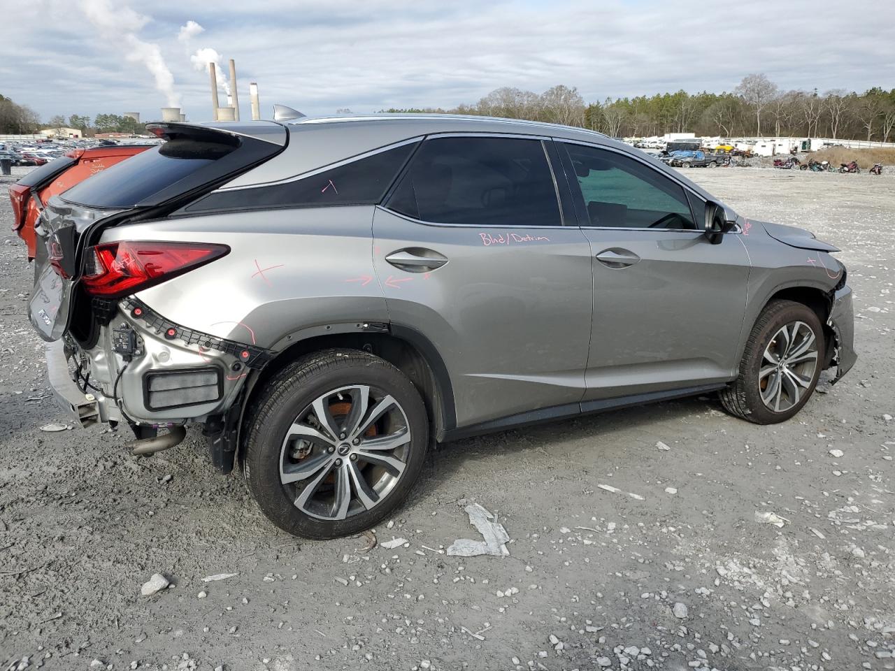 2022 Lexus RX VIN 2T2HZMAA7NC254417 Copart auction photo, front end / rear end damage thumbnail 3
