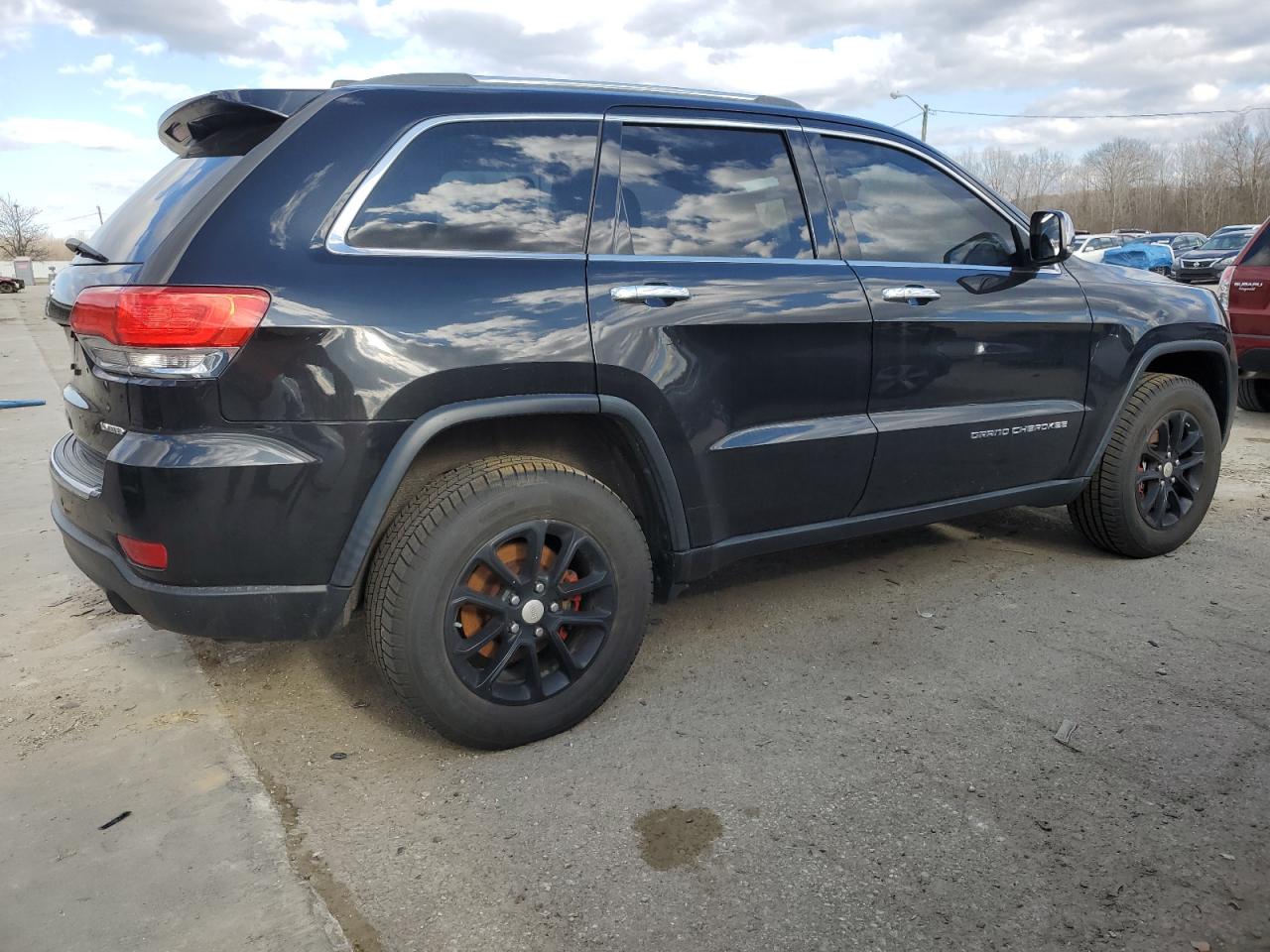 2014 Jeep Grand Cherokee VIN 1C4RJFBG1EC469587 Copart auction photo, rear end damage thumbnail 3