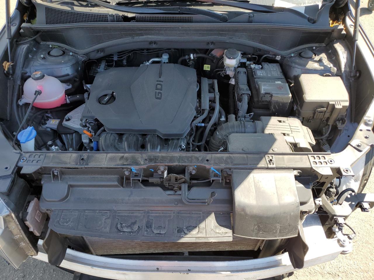 2023 Hyundai Santa Fe VIN 5NMS2DAJ8PH600048 Copart auction photo, front end / minor dent/scratches damage thumbnail 12
