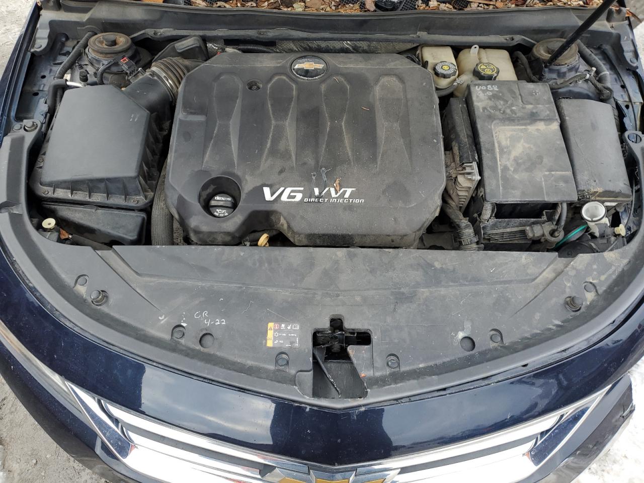 2017 Chevrolet Impala VIN 1G1105S31HU128883 Copart auction photo, front end damage thumbnail 11