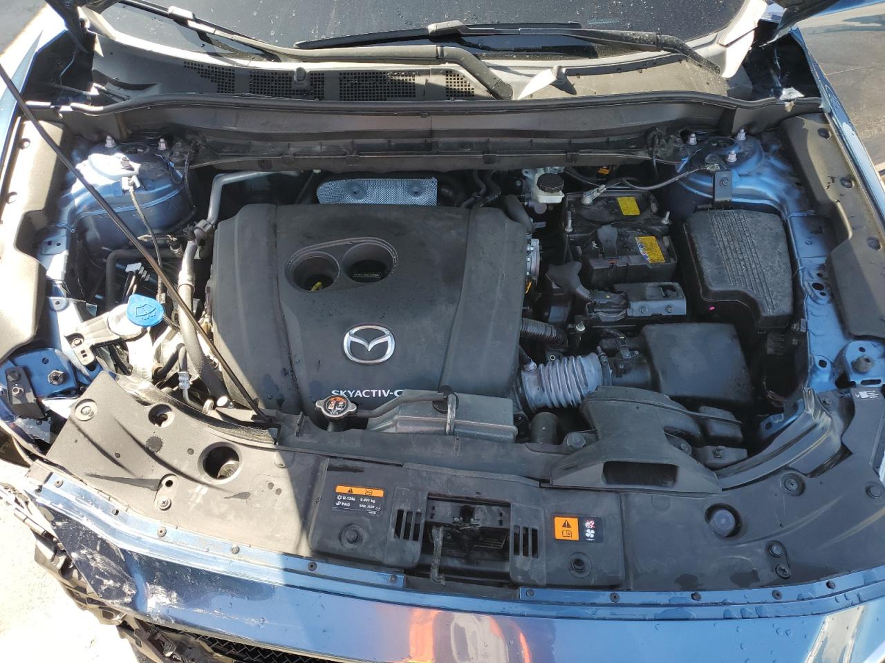 2021 Mazda CX-5 VIN JM3KFBCM2M0446925 Copart auction photo, front end / minor dent/scratches damage thumbnail 12
