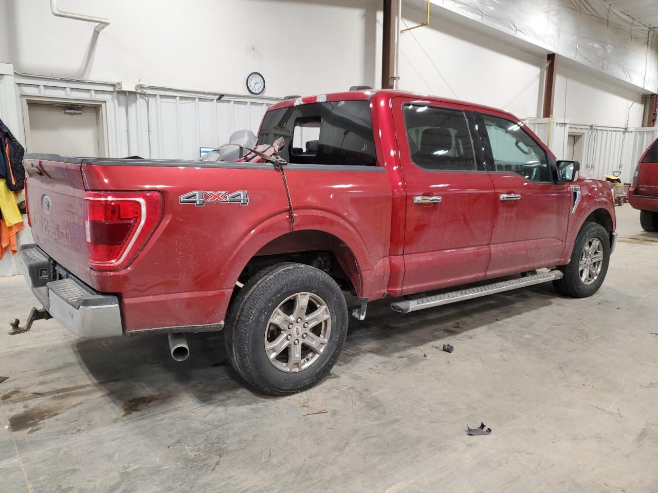 2021 Ford F-150 VIN 1FTFW1E5XMFA52404 Copart auction photo, side / front end damage thumbnail 3