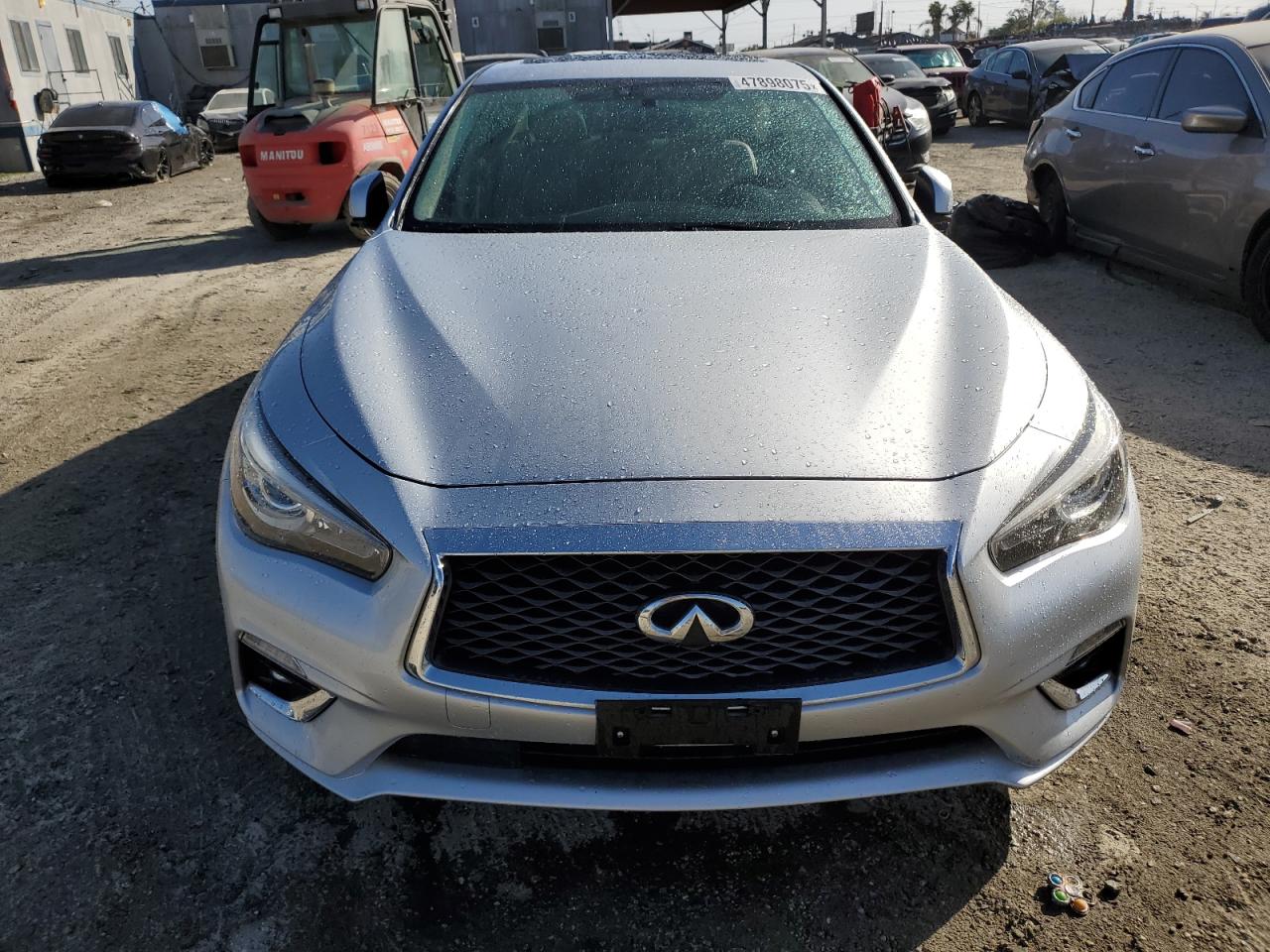 2019 Infiniti Q50 VIN JN1EV7AP0KM543116 Copart auction photo, rear end damage thumbnail 5