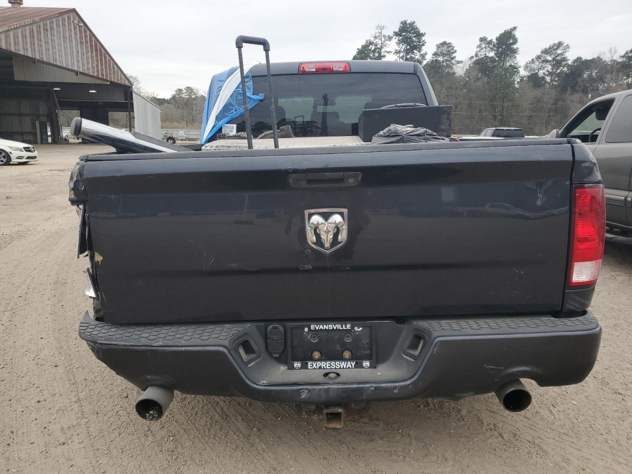 2014 RAM 1500 VIN 1C6RR6FT2ES456182 Copart auction photo, side / rear end damage thumbnail 6