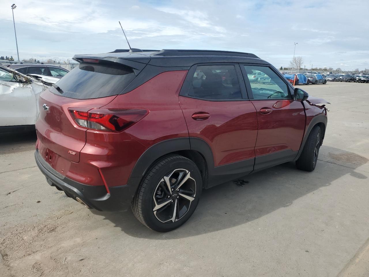 2023 Chevrolet TrailBlazer VIN KL79MTSLXPB069701 Copart auction photo, front end damage thumbnail 3