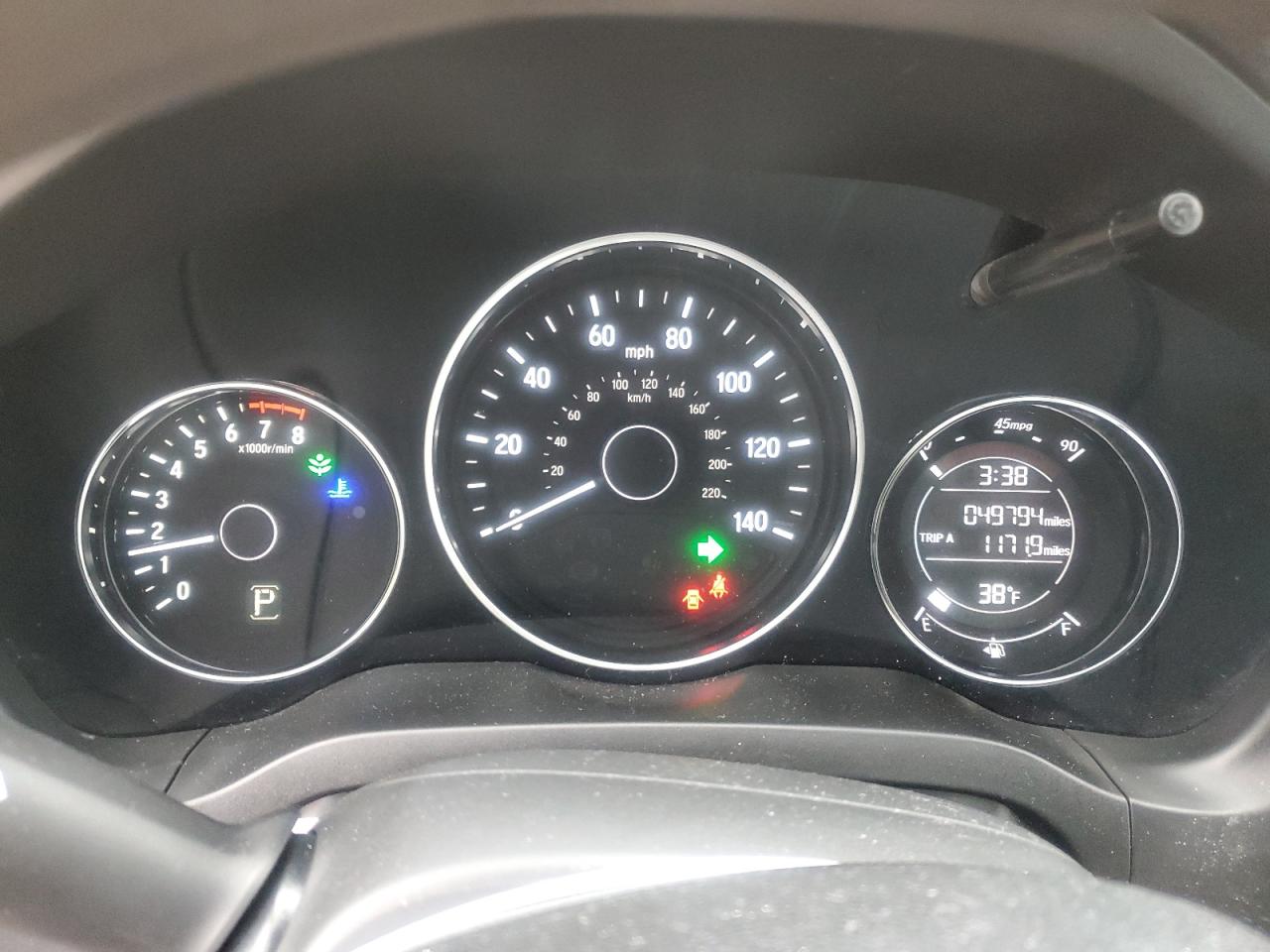 2017 Honda HR-V VIN 3CZRU5H30HG705230 Copart auction photo, all over damage thumbnail 9