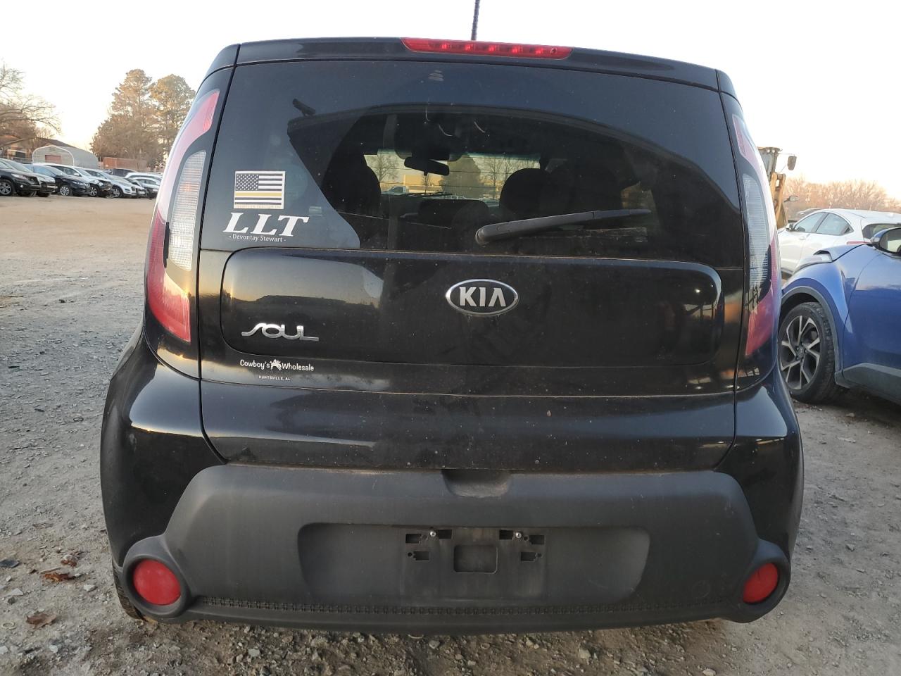 2015 KIA Soul VIN KNDJP3A58F7184017 Copart auction photo, front end damage thumbnail 6