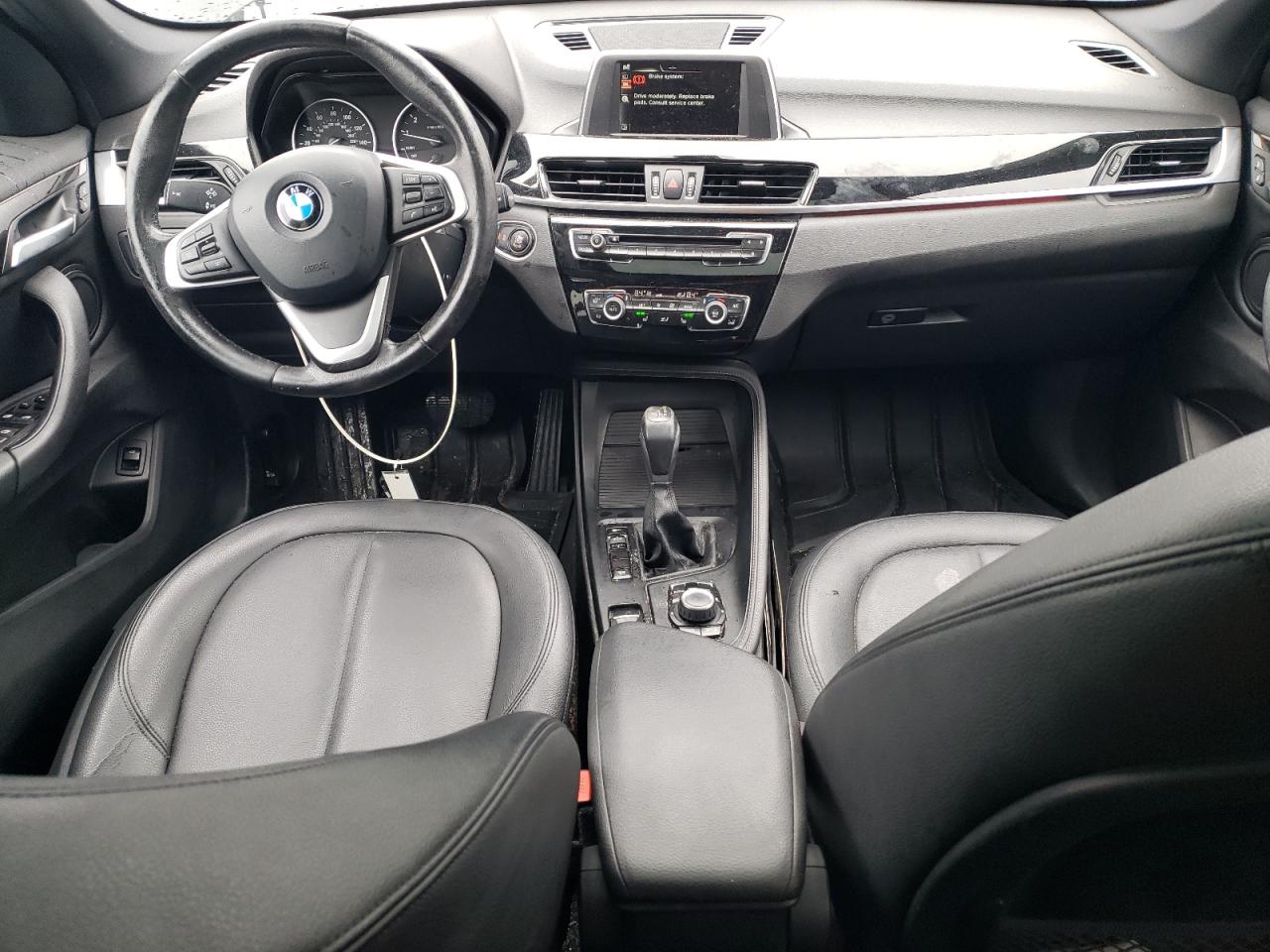 2017 BMW X1 VIN WBXHT3Z35H4A57765 Copart auction photo, front end / undercarriage damage thumbnail 8