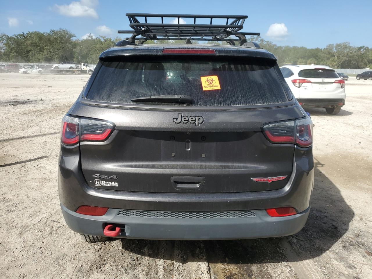 2020 Jeep Compass VIN 3C4NJDDB3LT112918 Copart auction photo, front end damage thumbnail 6