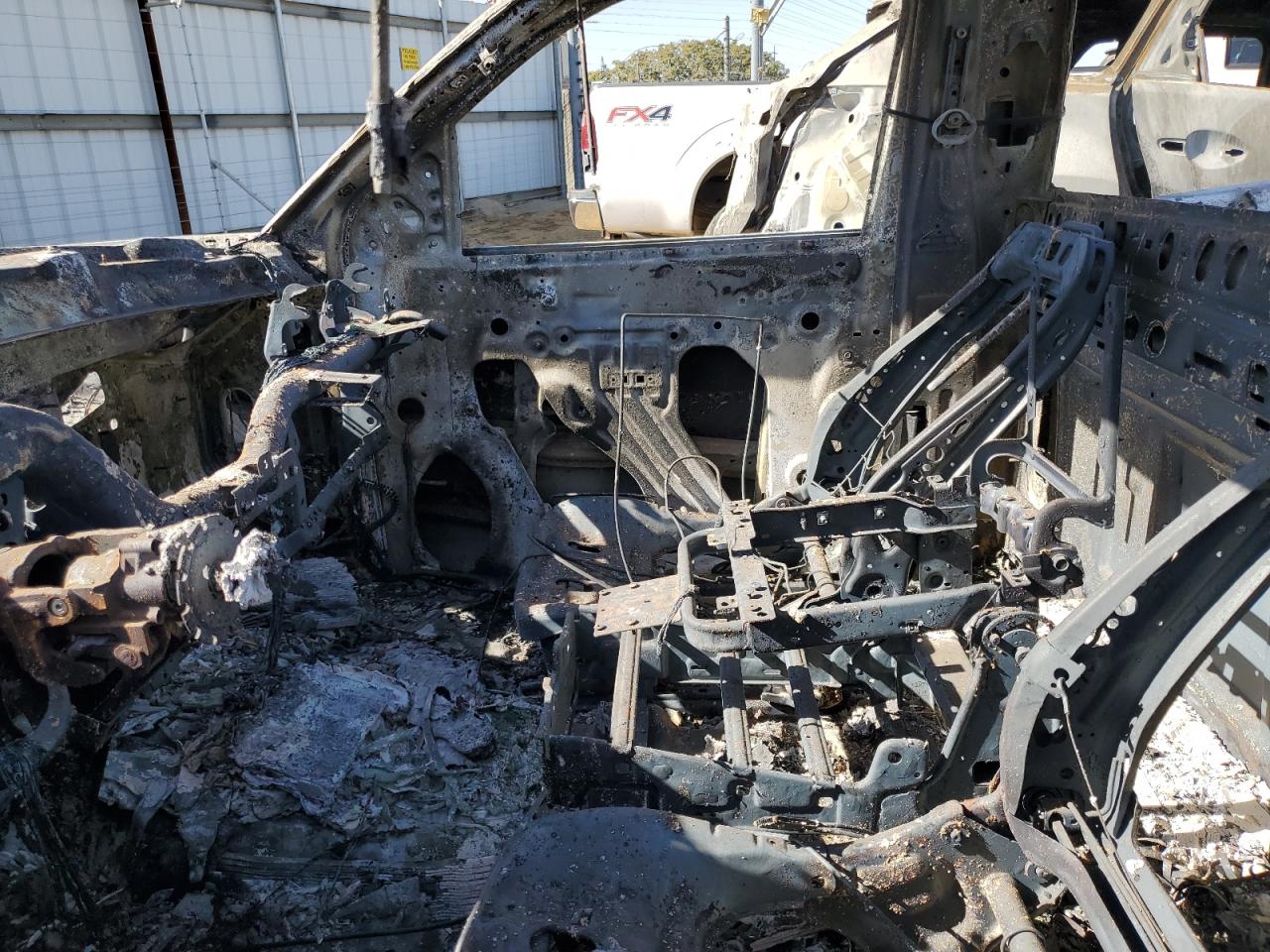 2014 Chevrolet Silverado VIN 1GCNCPEH6EZ249815 Copart auction photo, burn damage thumbnail 7