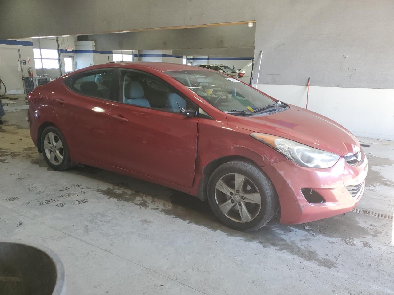2013 Hyundai Elantra VIN KMHDH4AE6DU964852 Copart auction photo, side / minor dent/scratches damage thumbnail 4