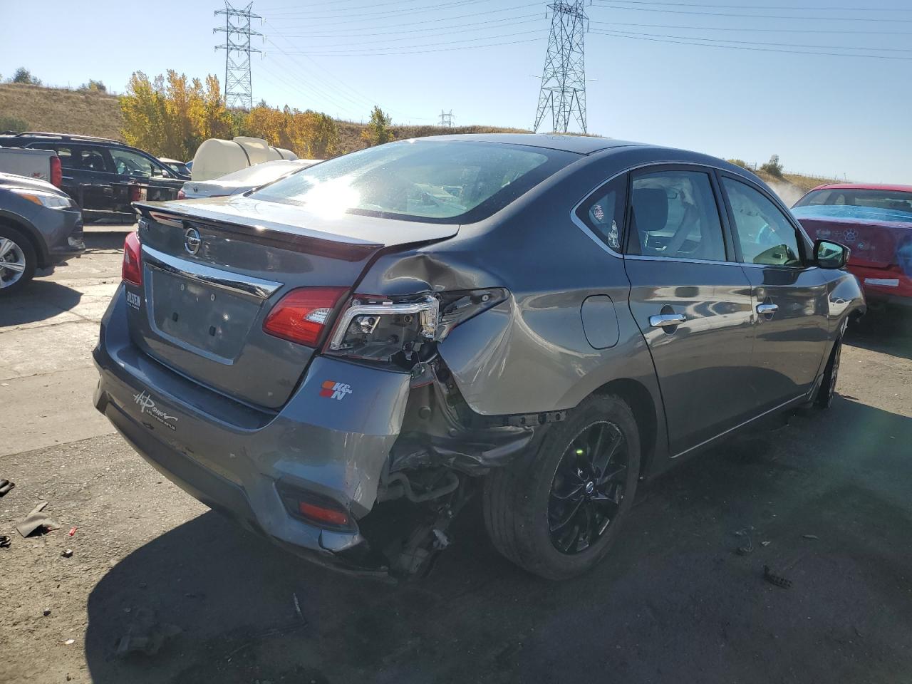 2018 Nissan Sentra VIN 3N1AB7AP1JY276331 Copart auction photo, front end / rear end damage thumbnail 3