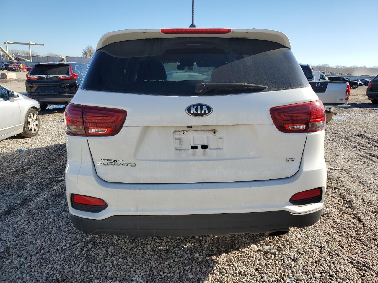 2019 KIA Sorento VIN 5XYPGDA57KG559540 Copart auction photo, front end damage thumbnail 6