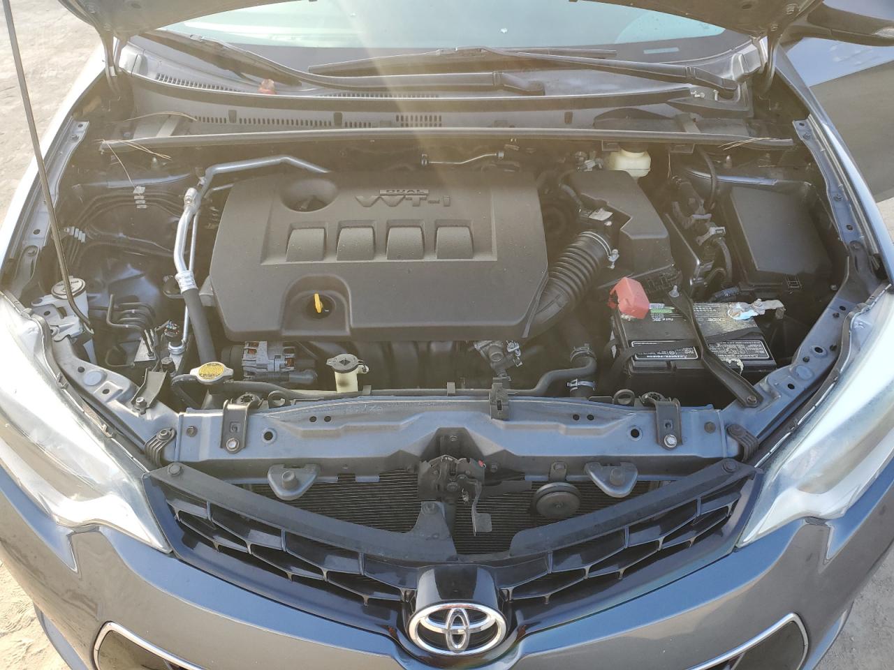 2015 Toyota Corolla VIN 2T1BURHE6FC381790 Copart auction photo, rear end damage thumbnail 12