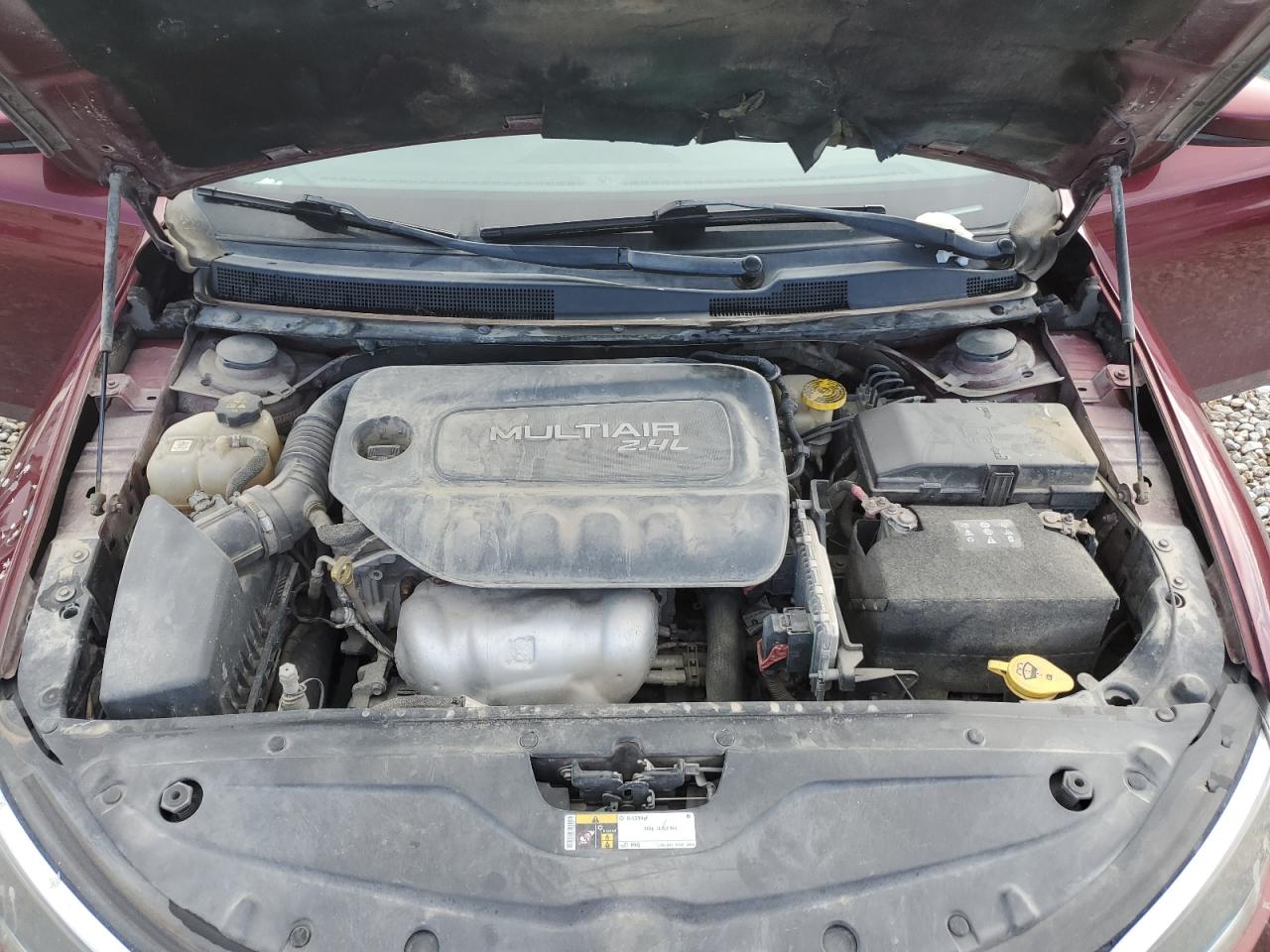 2015 Chrysler 200 VIN 1C3CCCAB9FN683855 Copart auction photo, rear end / hail damage thumbnail 11
