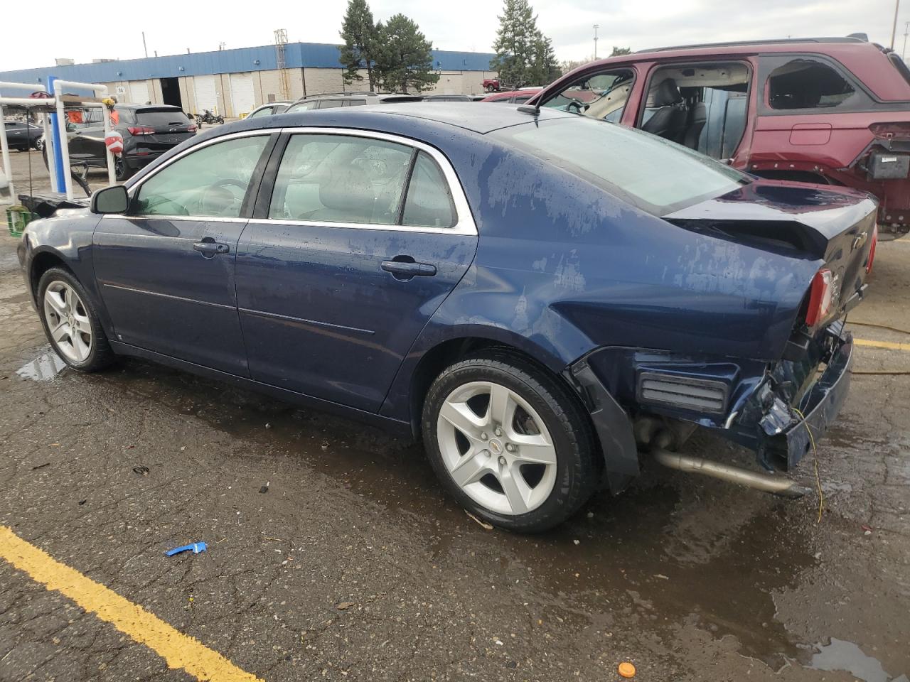 2009 Chevrolet Malibu VIN 1G1ZG57B194224089 Copart auction photo, rear end / front end damage thumbnail 2