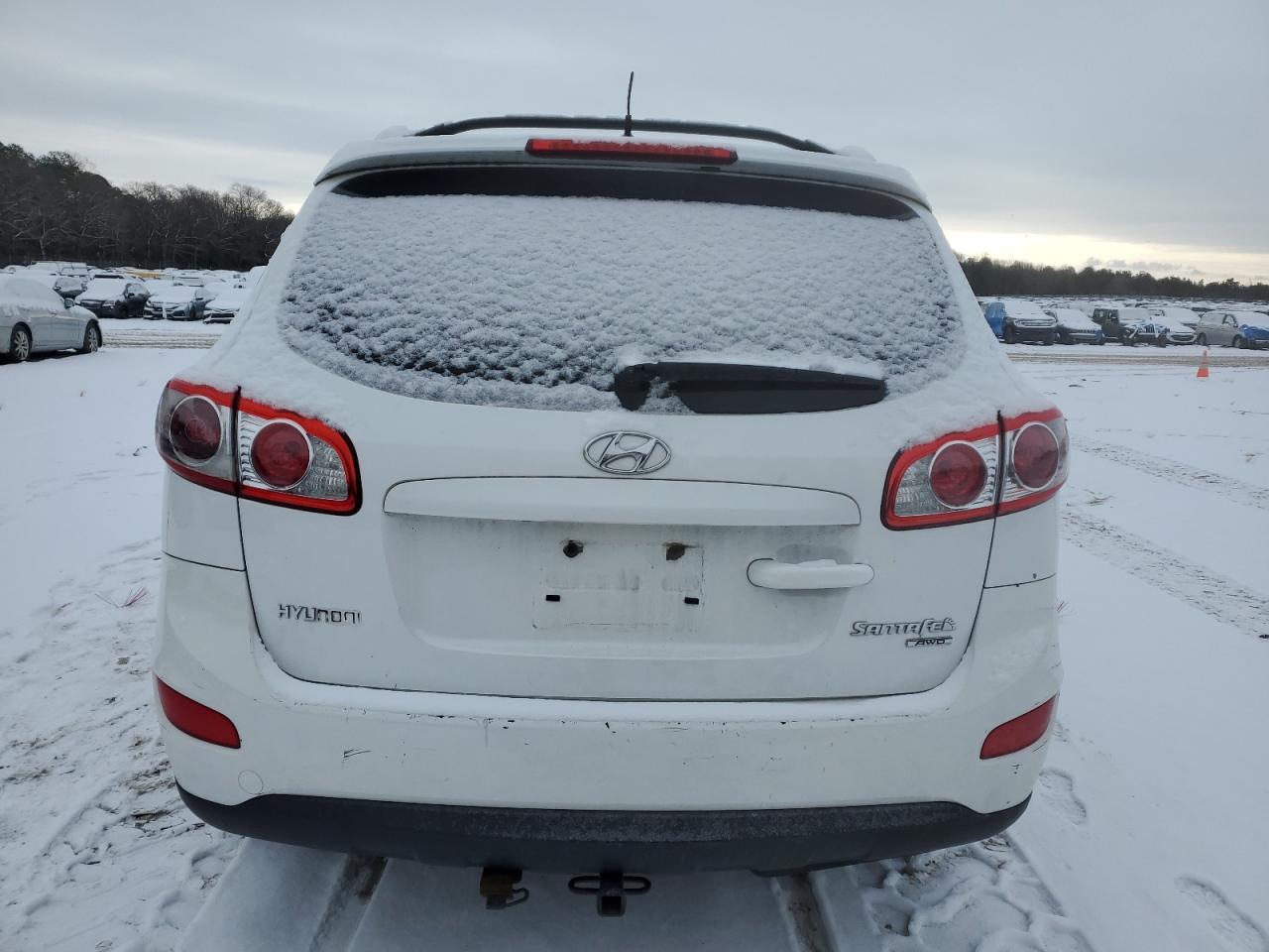 2011 Hyundai Santa Fe VIN 5XYZHDAG3BG042601 Copart auction photo, mechanical / front end damage thumbnail 6