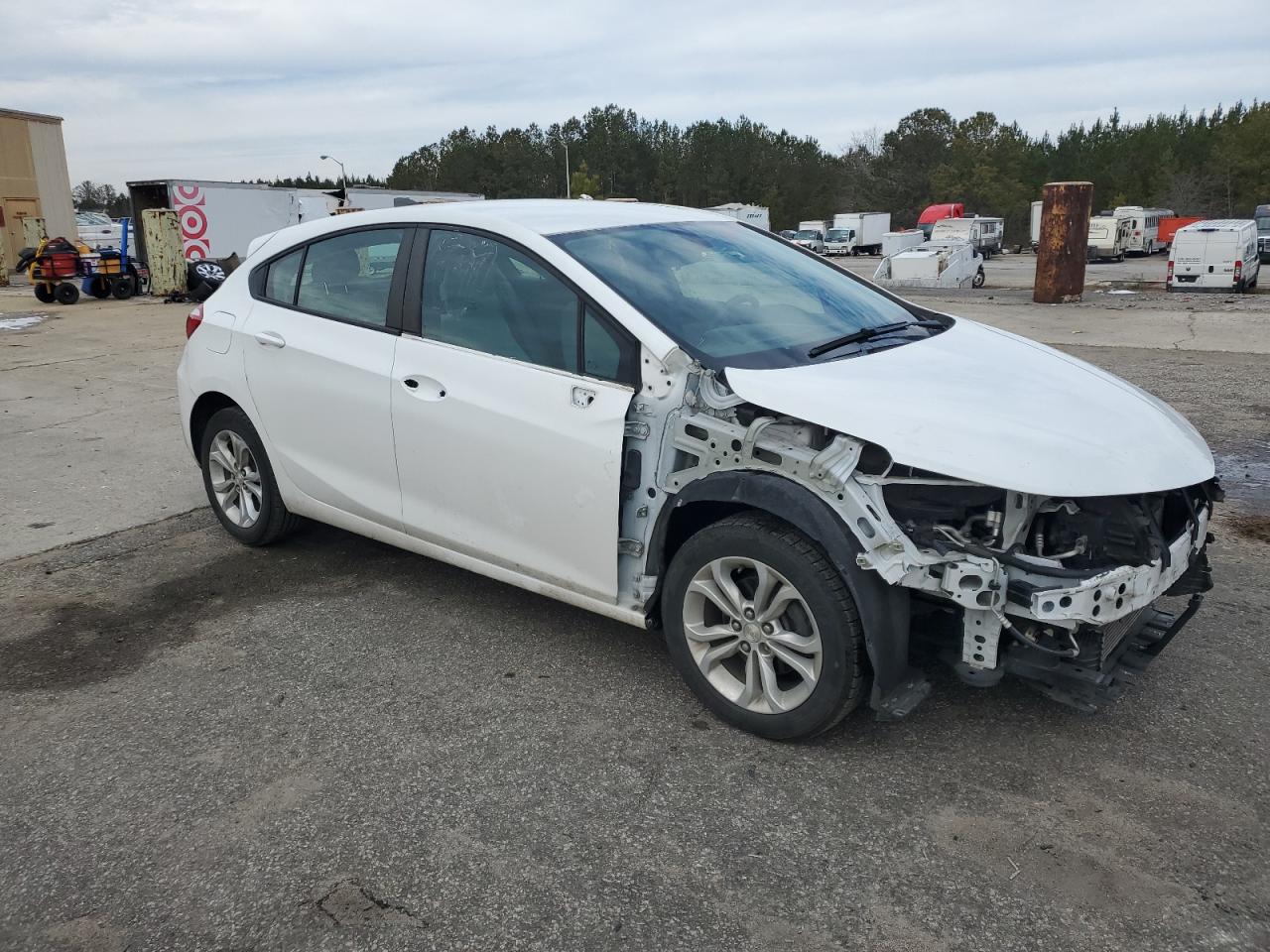 2019 Chevrolet Cruze VIN 3G1BC6SM2KS553577 Copart auction photo, front end damage thumbnail 4