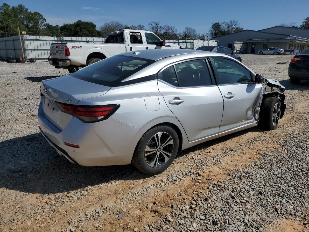 2021 Nissan Sentra VIN 3N1AB8CV8MY253389 Copart auction photo, front end damage thumbnail 3