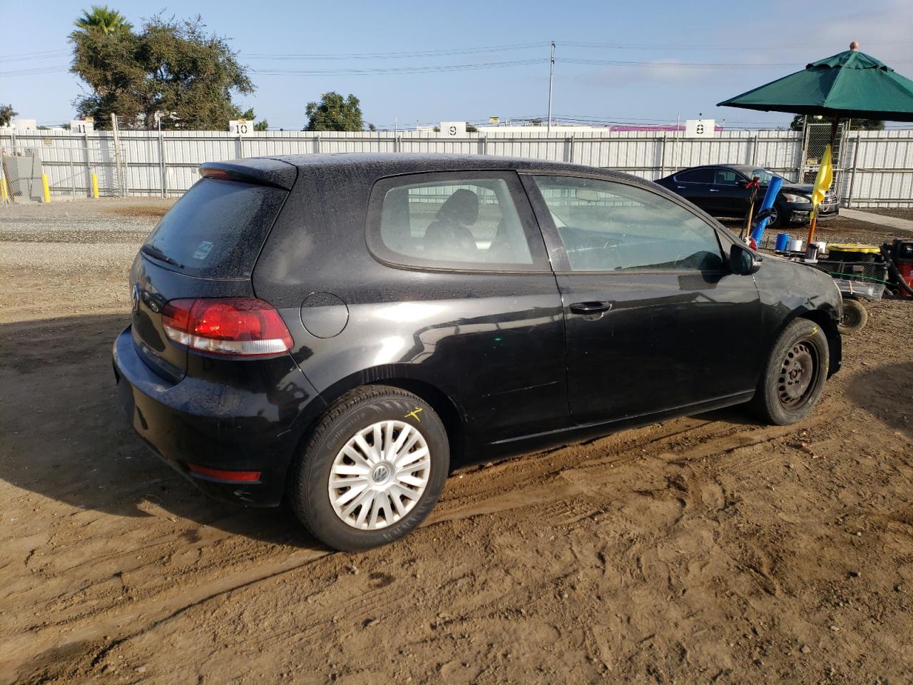 2010 Volkswagen Golf VIN WVWAA7AJ5AW220959 Copart auction photo, front end damage thumbnail 3