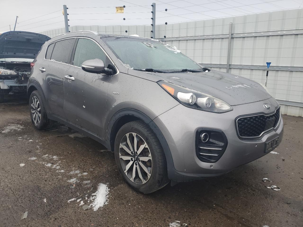 2017 KIA Sportage VIN KNDPNCAC9H7032071 Copart auction photo, side / rear end damage thumbnail 4
