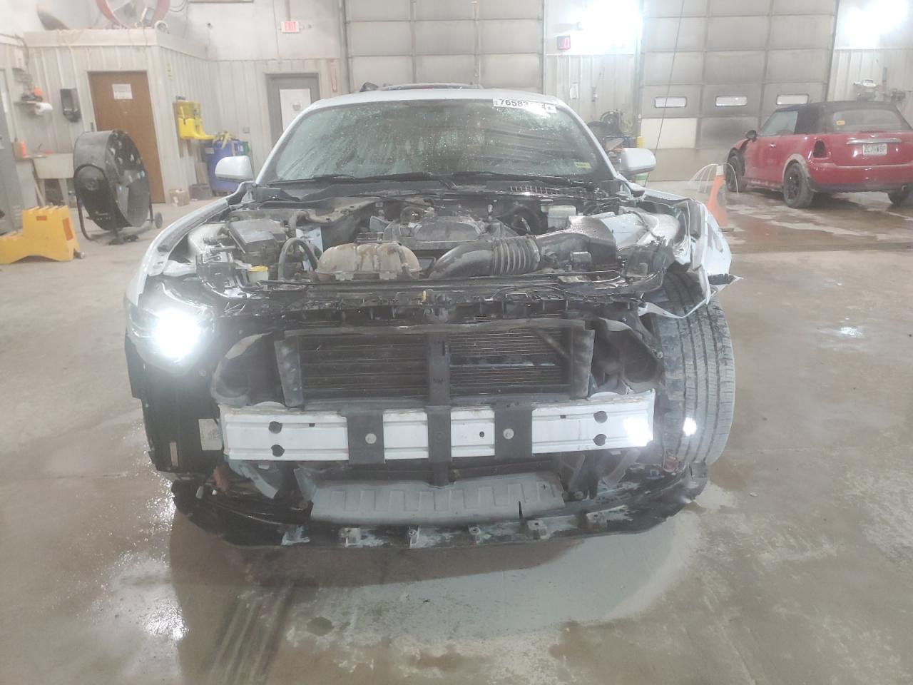 2015 Ford Mustang VIN 1FA6P8TH1F5303621 Copart auction photo, front end / side damage thumbnail 5