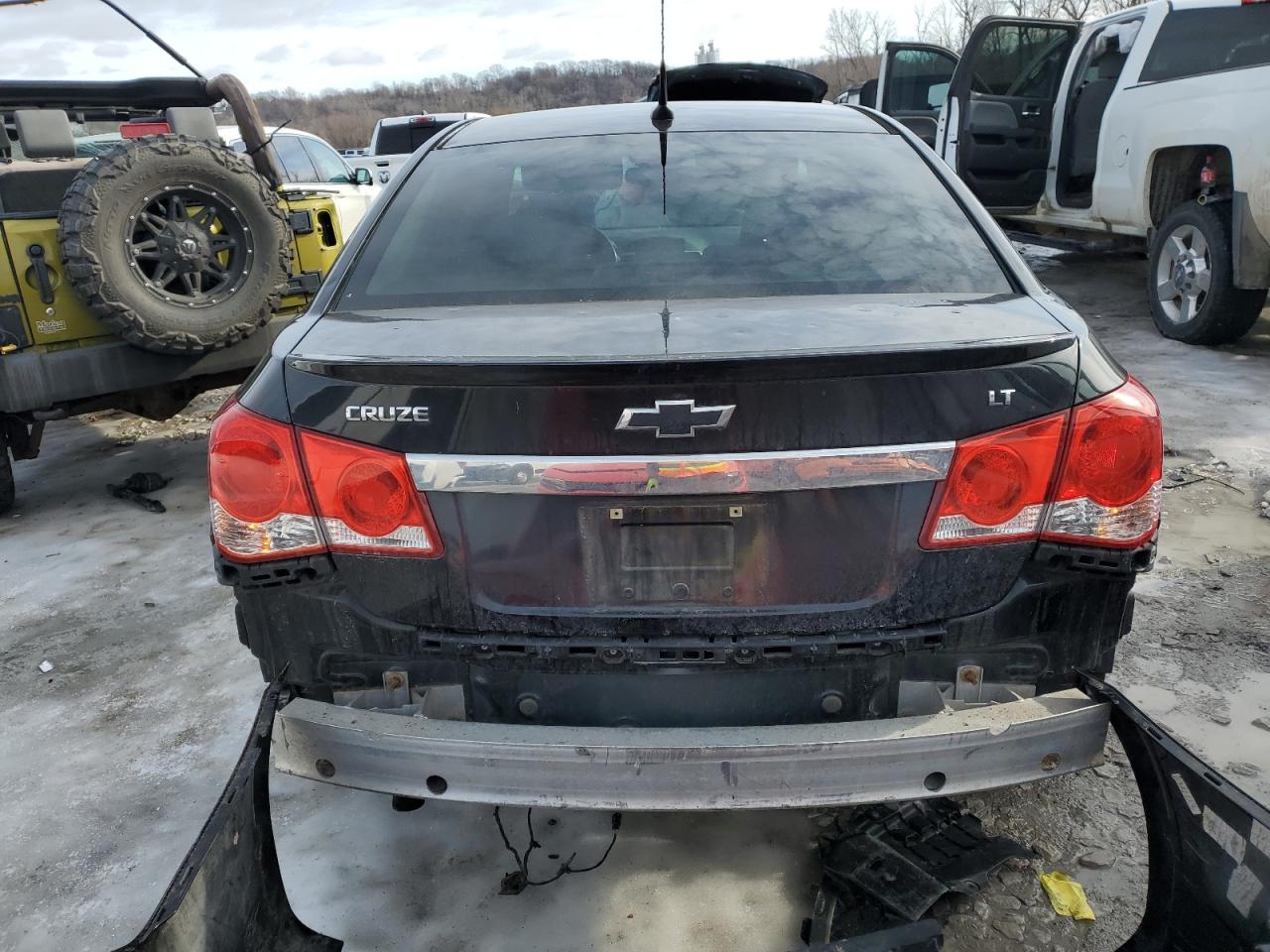 2011 Chevrolet Cruze VIN 1G1PF5S9XB7211733 Copart auction photo, front end / rear end damage thumbnail 6