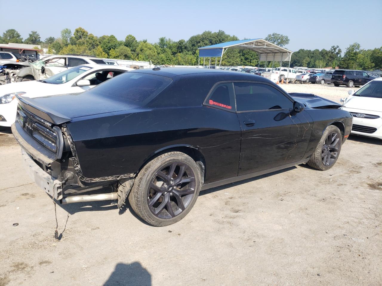 2019 Dodge Challenger VIN 2C3CDZAG8KH735376 Copart auction photo, all over damage thumbnail 3