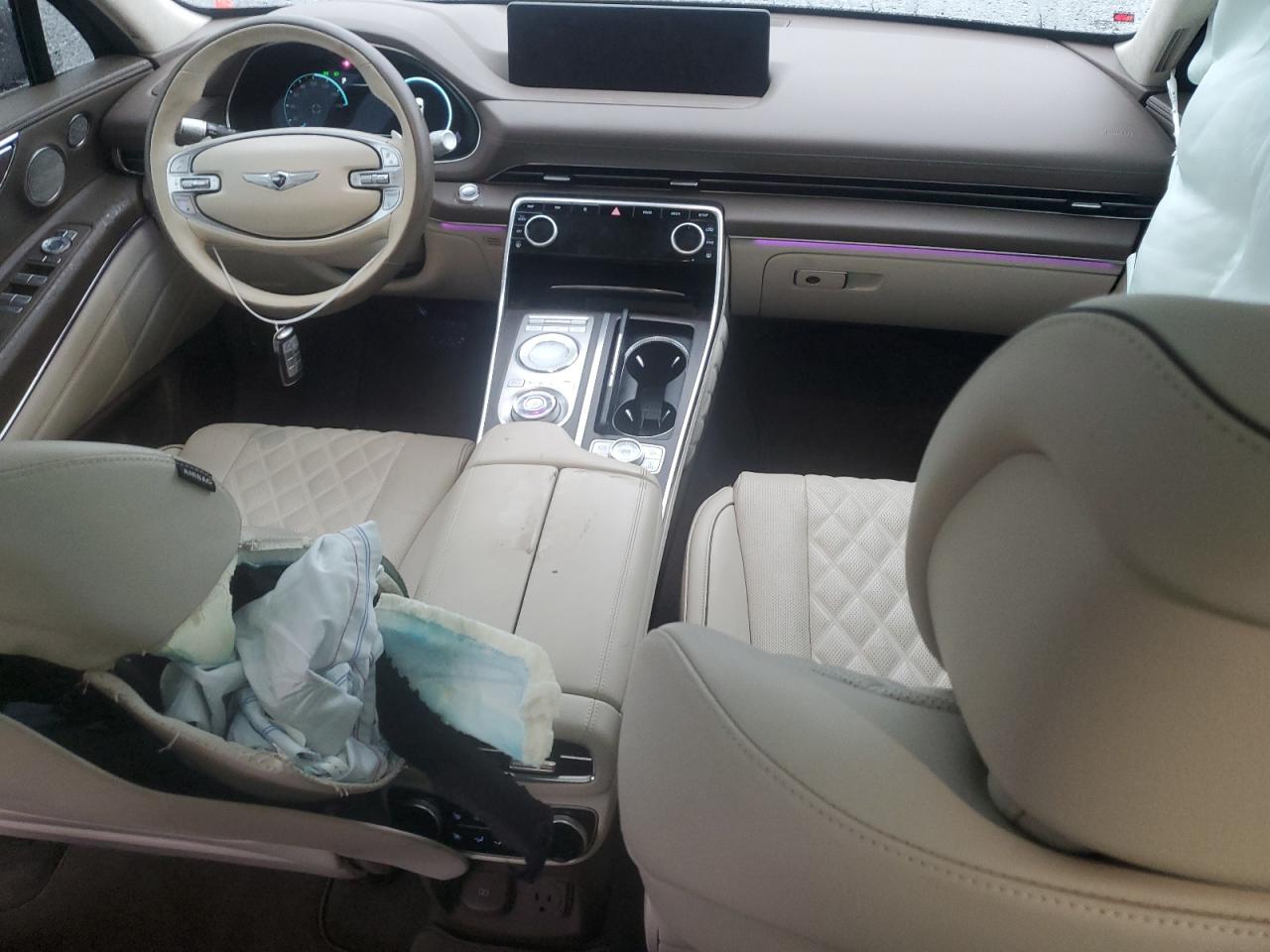 2021 Genesis G80 VIN KMUHCESC0MU072617 Copart auction photo, side damage thumbnail 8