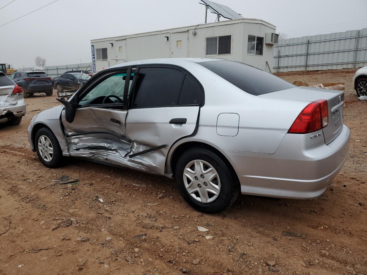 2004 Honda Civic VIN 2HGES16334H621615 Copart auction photo, side / minor dent/scratches damage thumbnail 2