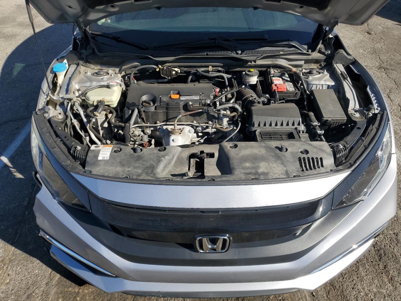 2019 Honda Civic VIN 19XFC2F67KE027070 Copart auction photo, front end / rear end damage thumbnail 12