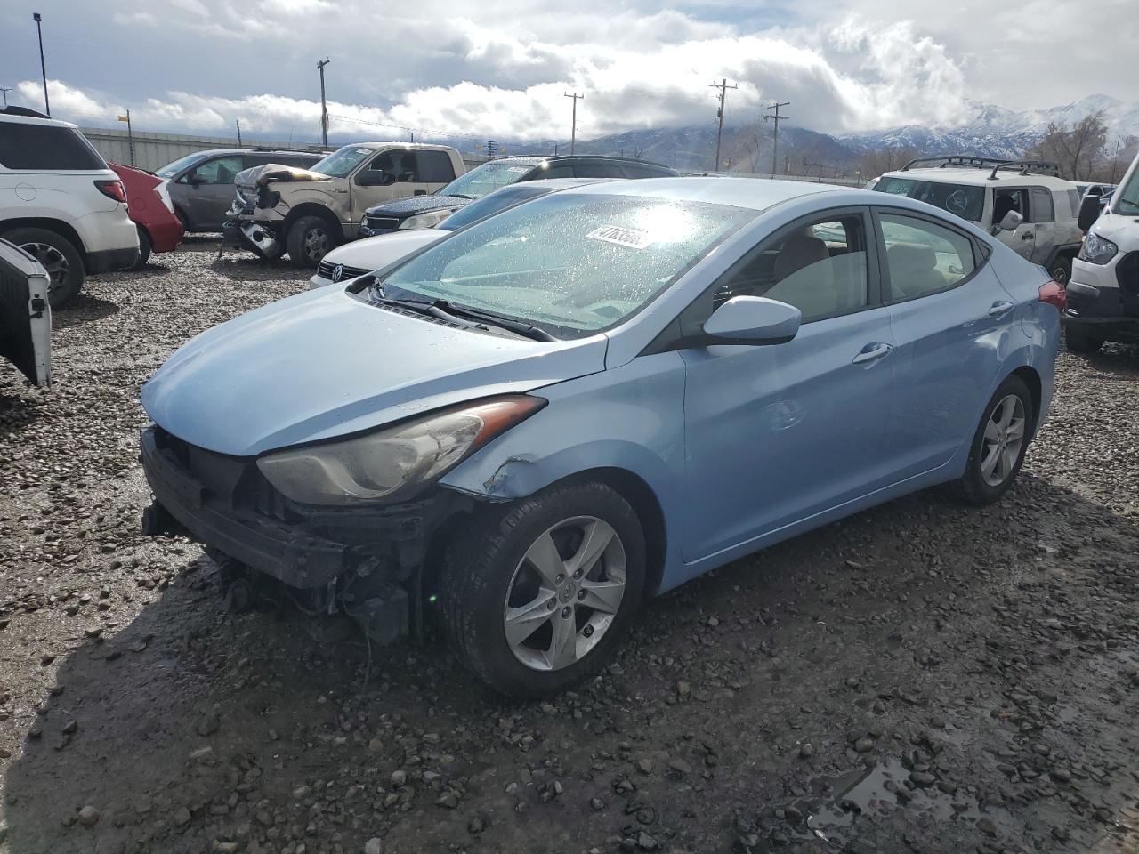 2012 Hyundai Elantra VIN KMHDH4AE3CU327335