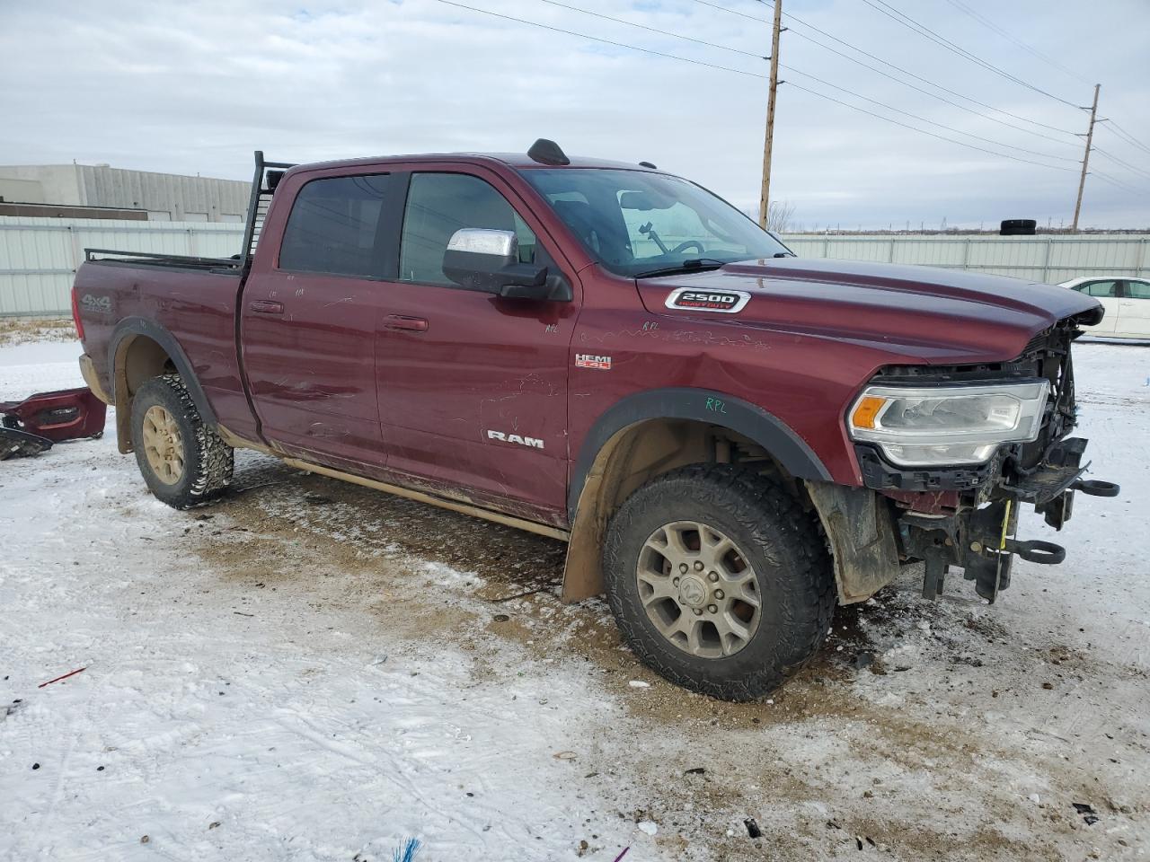 2019 RAM 2500 VIN 3C6UR5FJ4KG596899 Copart auction photo, all over / mechanical damage thumbnail 4