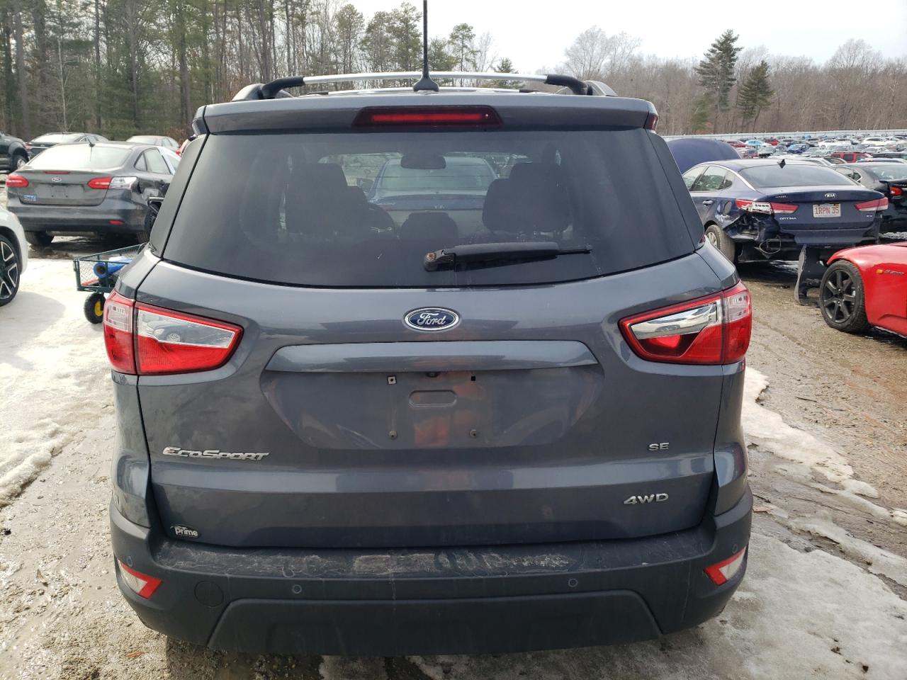 2018 Ford EcoSport VIN MAJ6P1UL5JC204010 Copart auction photo, front end / side damage thumbnail 6