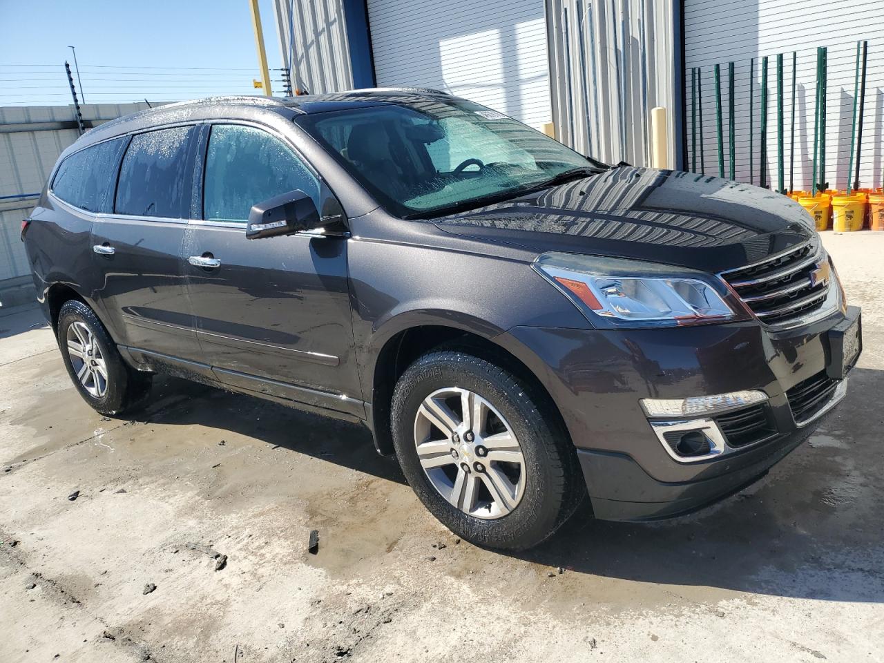 2015 Chevrolet Traverse VIN 1GNKRGKD7FJ267492 Copart auction photo, side damage thumbnail 4