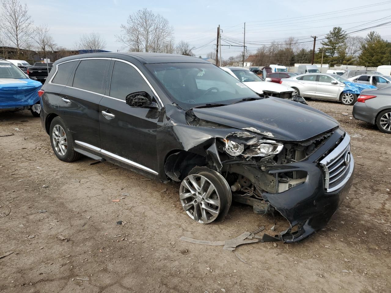 2015 Infiniti QX60 VIN 5N1AL0MM9FC535310 Copart auction photo, front end damage thumbnail 4