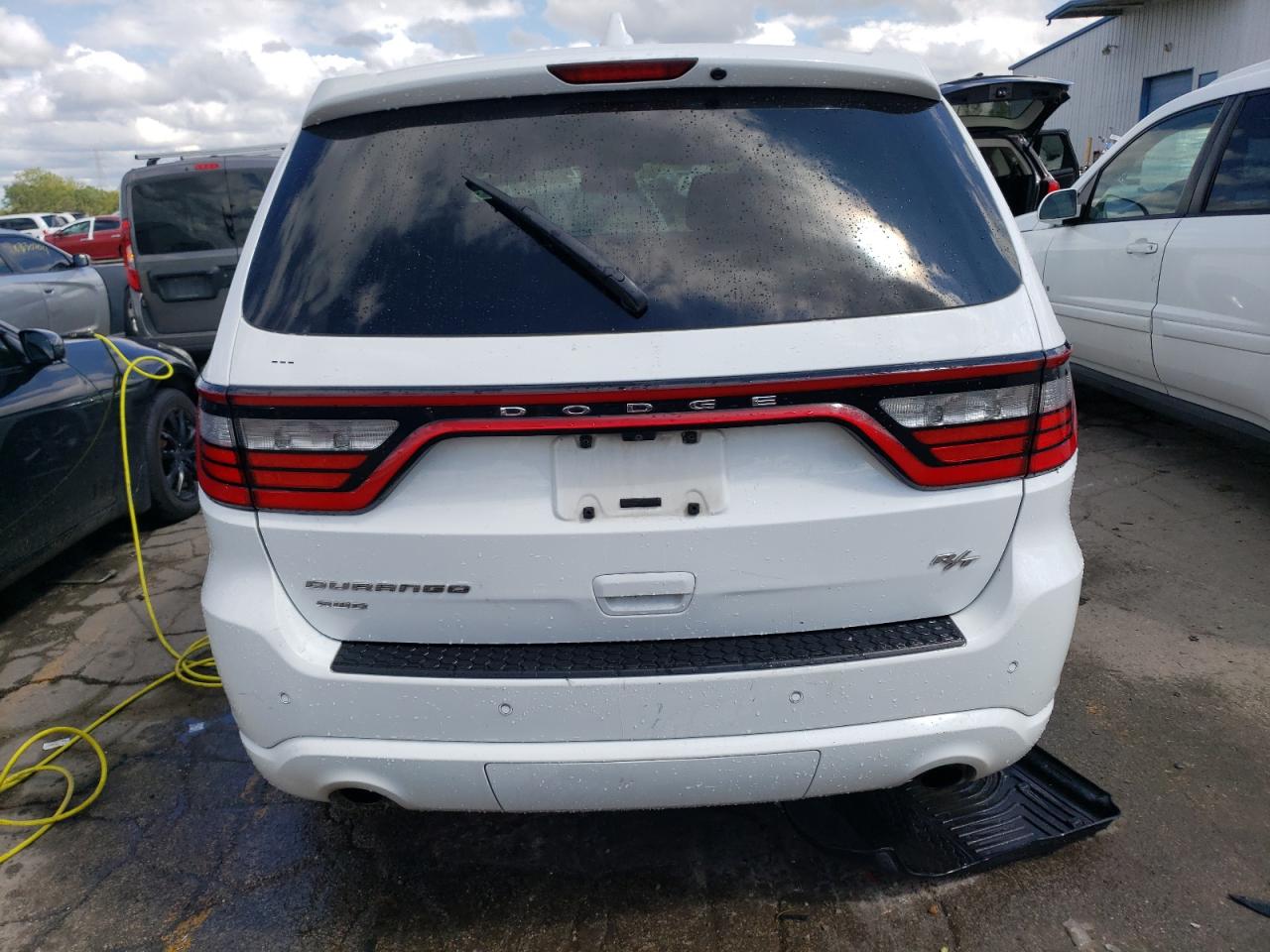 2015 Dodge Durango VIN 1C4SDJCT6FC750972 Copart auction photo, side / front end damage thumbnail 6