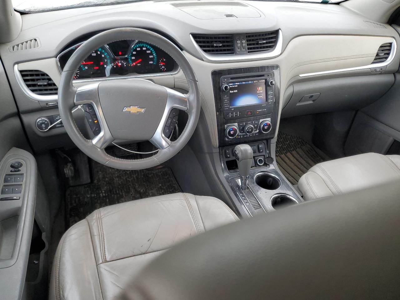 2015 Chevrolet Traverse VIN 1GNKVHKD8FJ237452 Copart auction photo, front end / side damage thumbnail 8