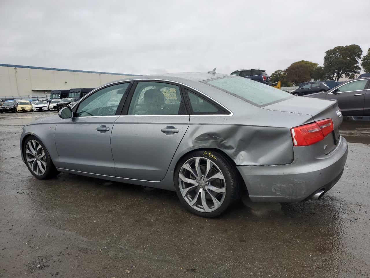 2014 Audi A6 VIN WAUFGAFC9EN156817 Copart auction photo, rear end damage thumbnail 2