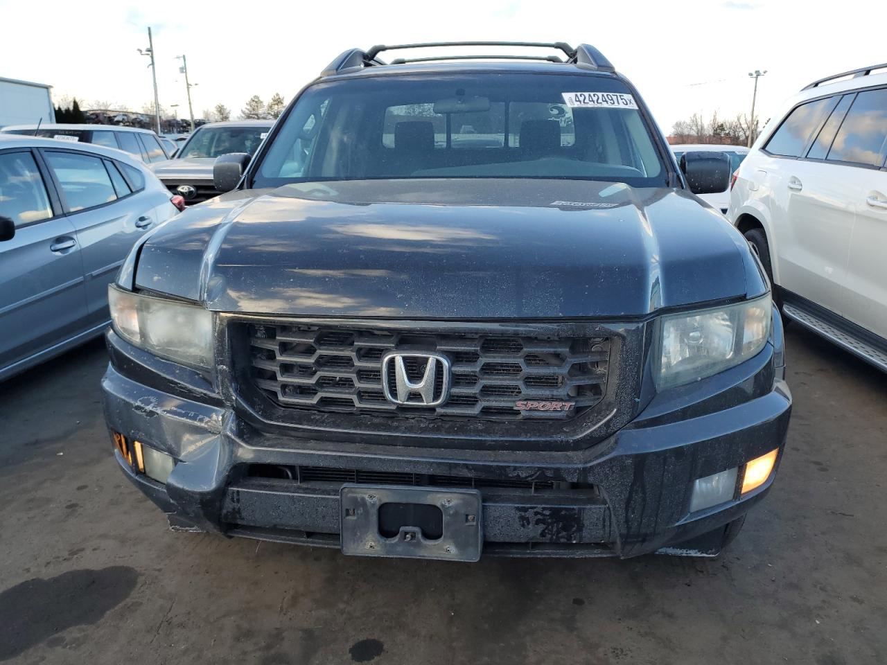 2012 Honda Ridgeline VIN 5FPYK1F72CB453539 Copart auction photo, rear end / front end damage thumbnail 5