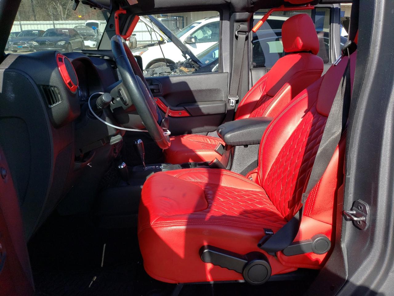 2015 Jeep Wrangler VIN 1C4BJWDG1EL159664 Copart auction photo, all over damage thumbnail 7