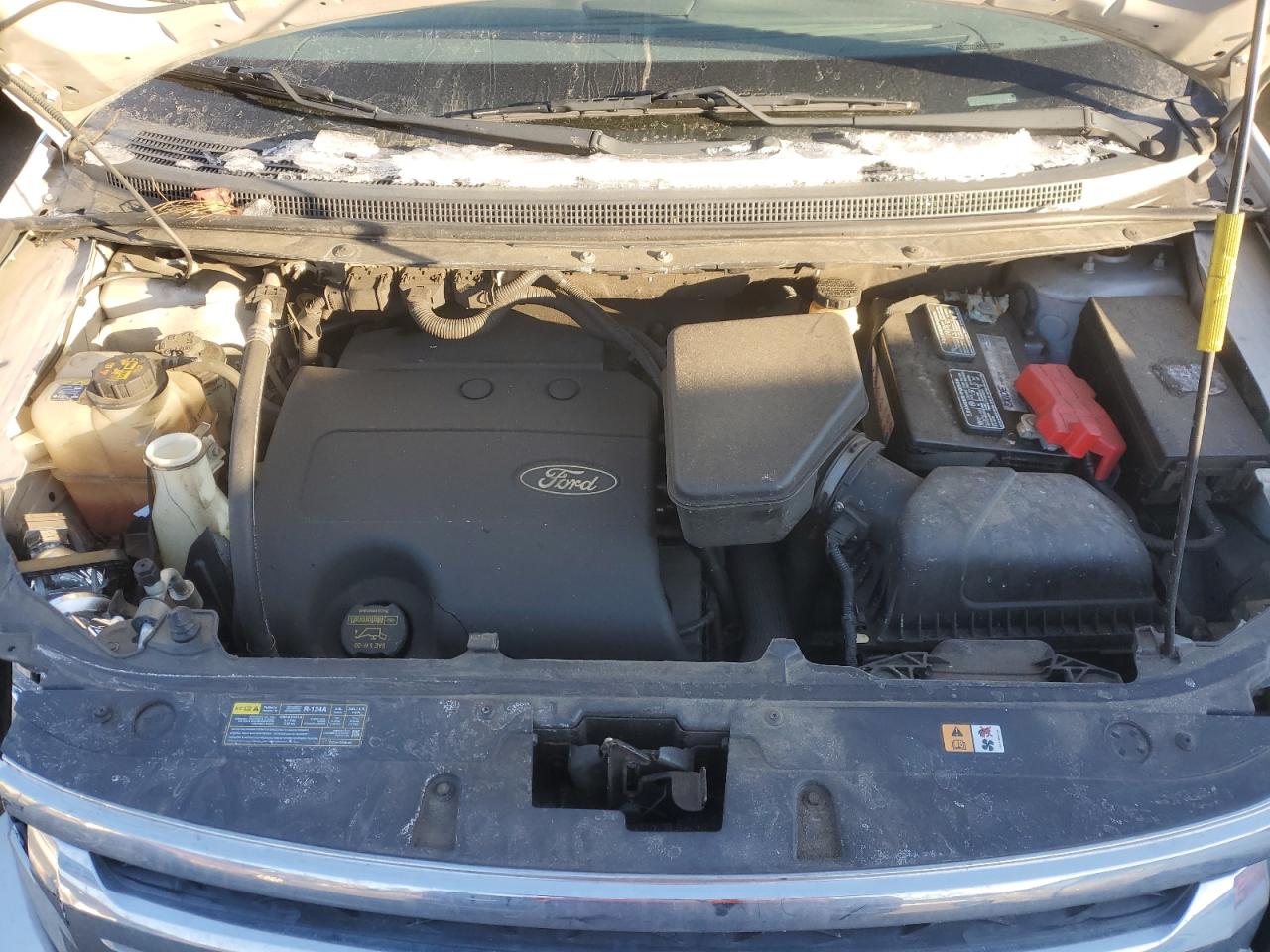 2013 Ford Edge VIN 2FMDK4KC8DBE01757 Copart auction photo, front end / side damage thumbnail 12