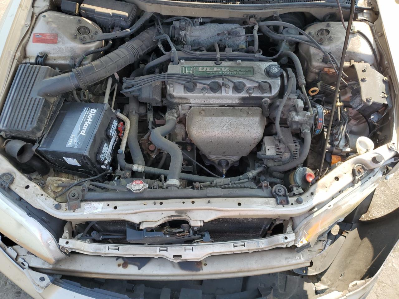 2000 Honda Accord VIN JHMCG6692YC013634 Copart auction photo, front end / side damage thumbnail 12