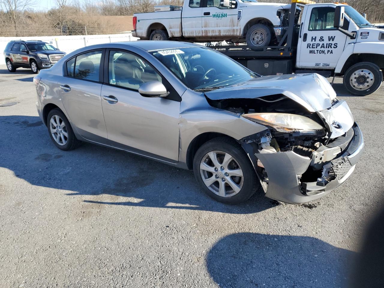 2010 Mazda 3 VIN JM1BL1SG6A1227222 Copart auction photo, front end damage thumbnail 4